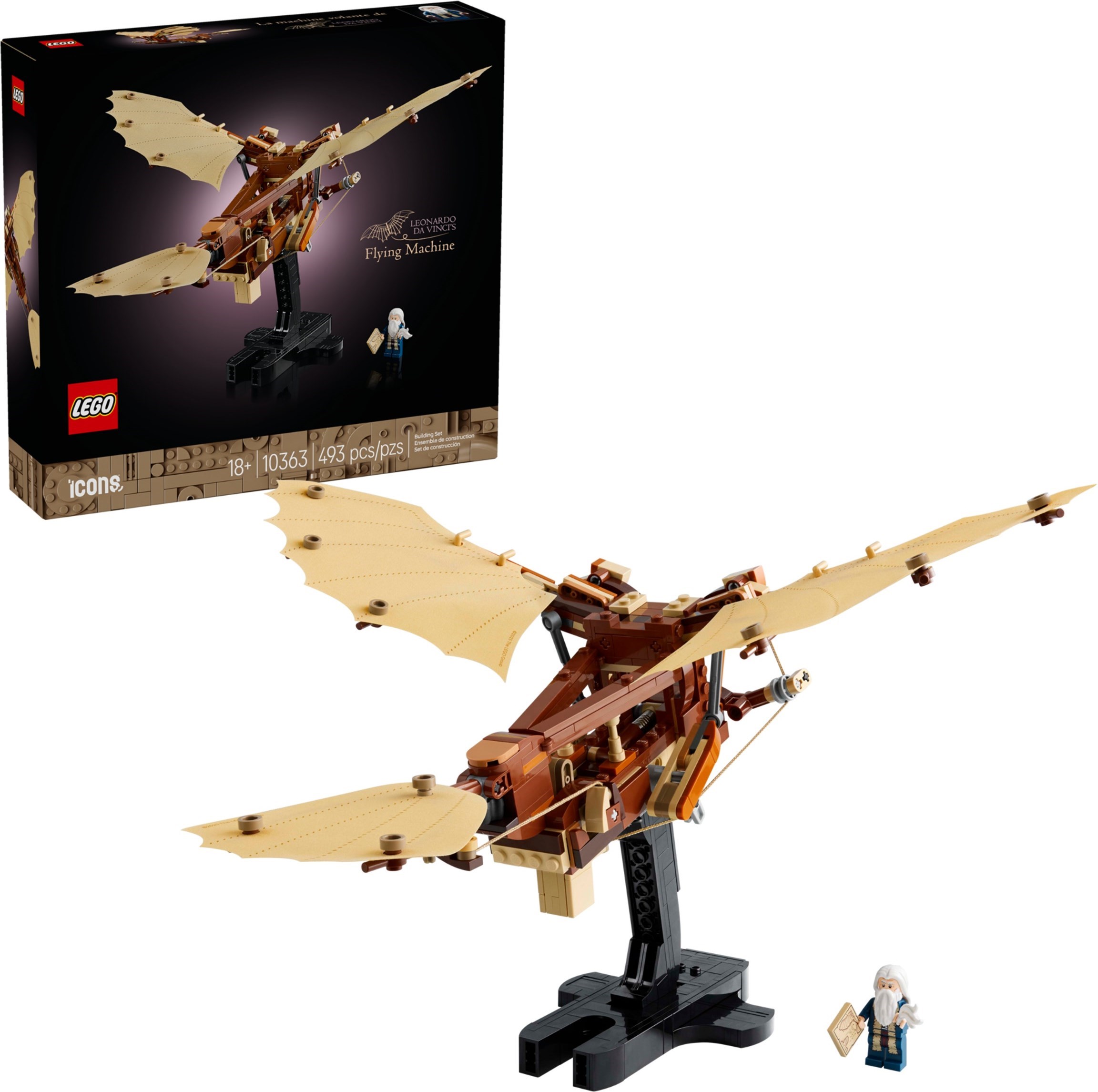 LEGO pays tribute to Leonardo da Vinci with newly-announced 10363