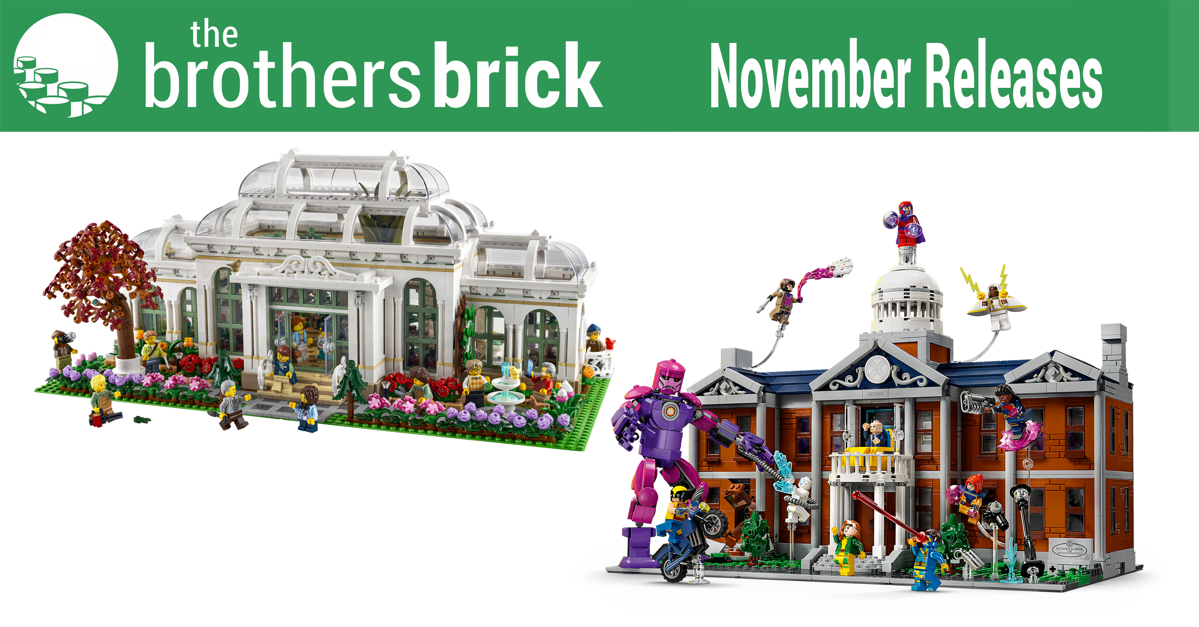 New November 2024 LEGO sets now available: X-Mansion & Botanical