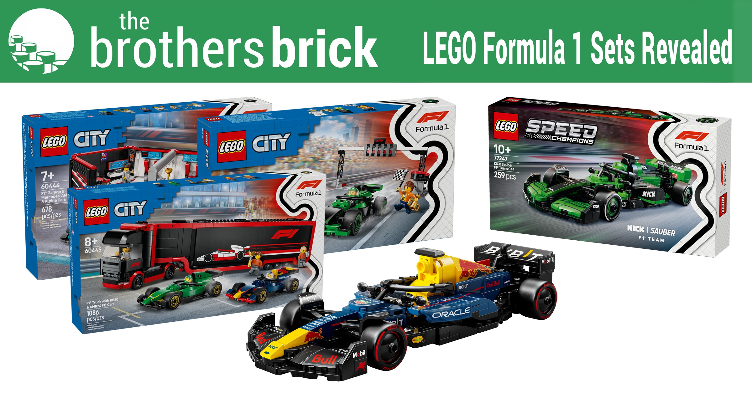 LEGO and F1 announce the upcoming suite of 2025 racing sets [News