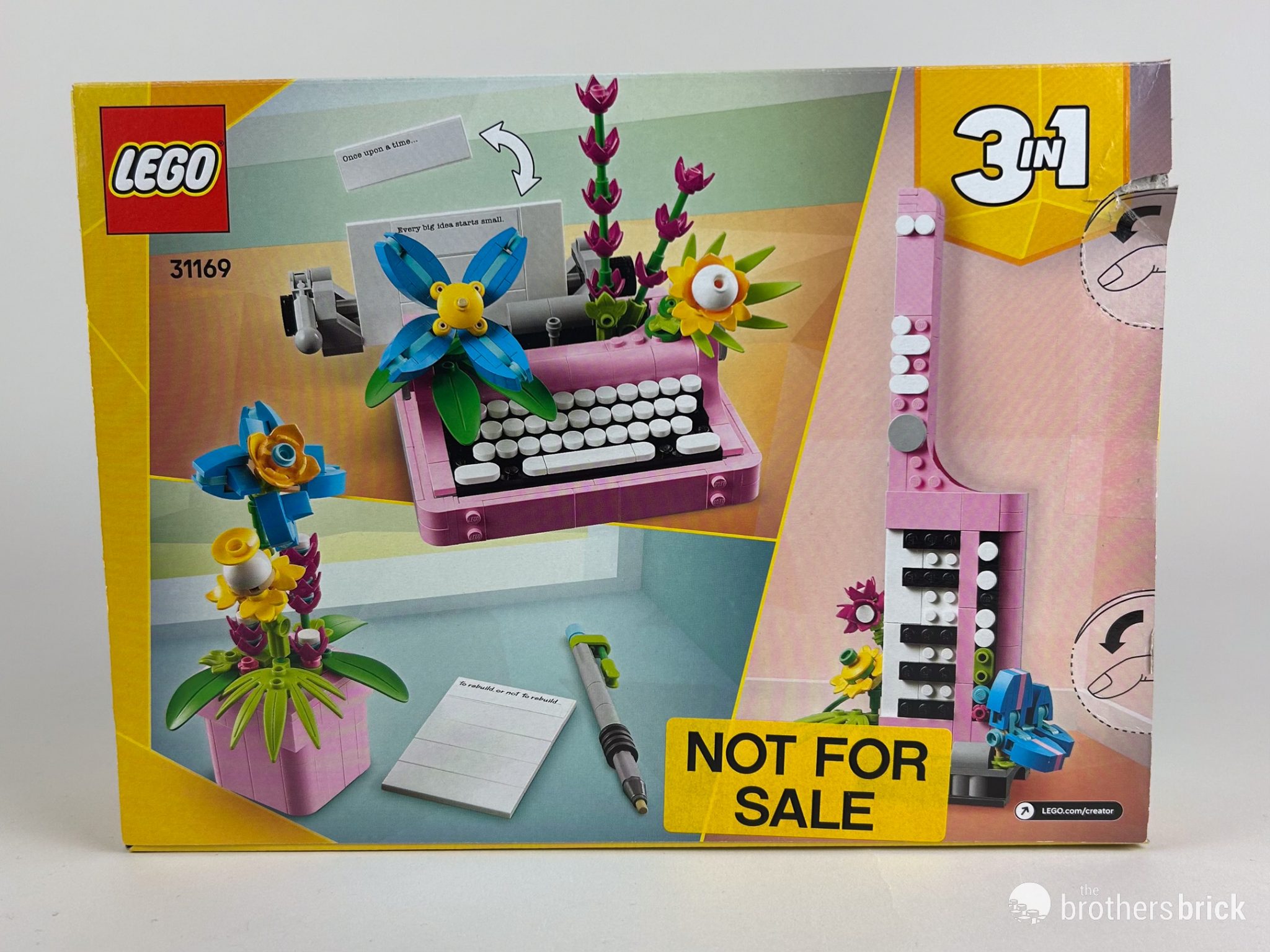 LEGO Creator 31169 - Typewriter - TBB Review - TYPE-41 - The Brothers ...