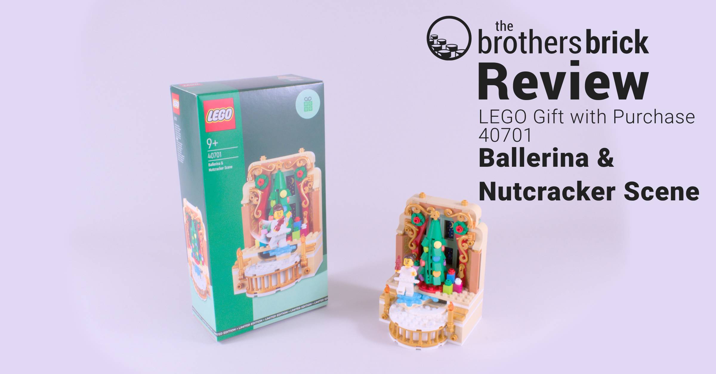 LEGO 40701 Ballerina & Nutcracker Scene Gift with Purchase [Review