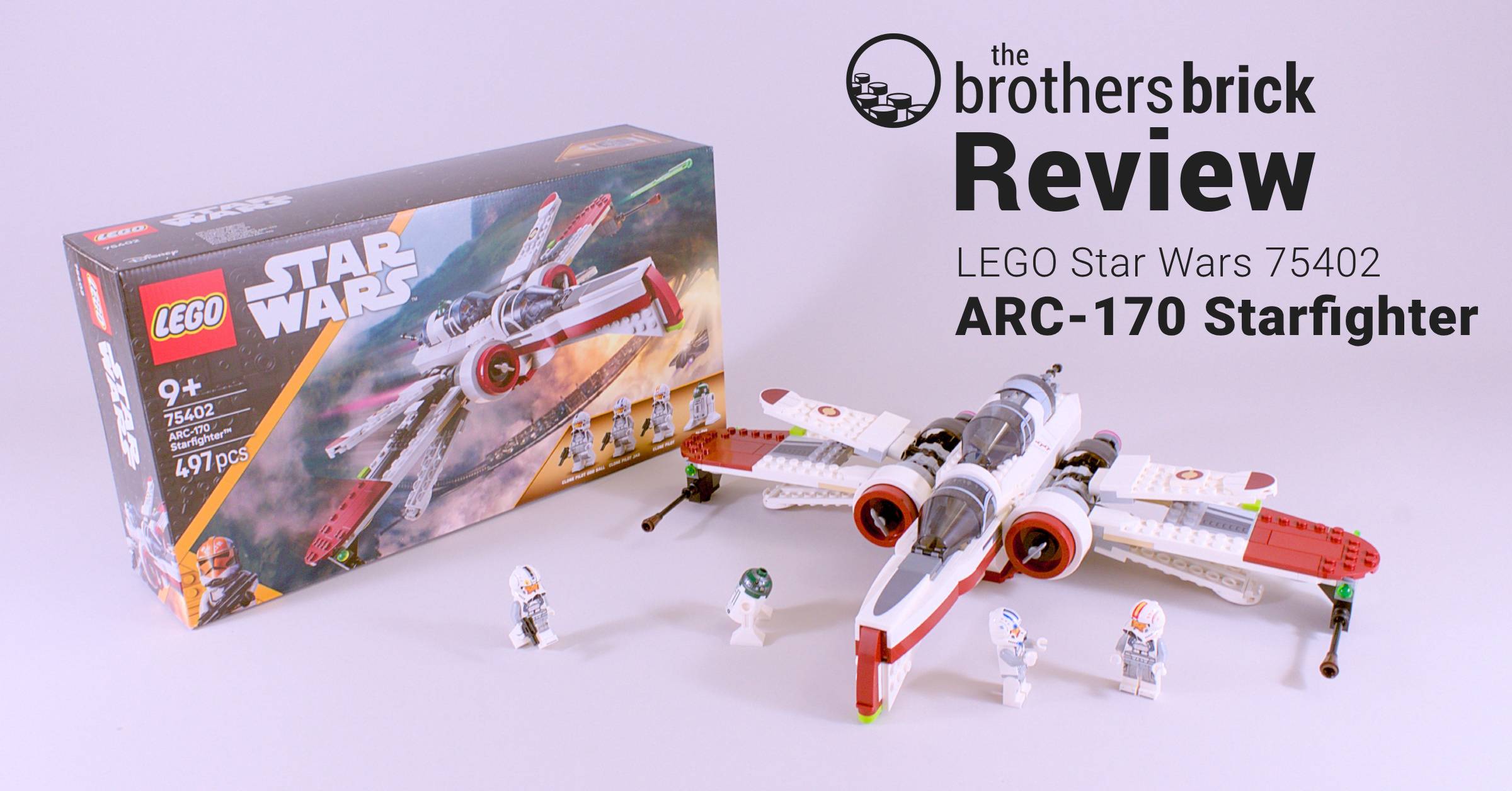 LEGO Star Wars 75402 ARC-170 Starfighter: the comeback story arc