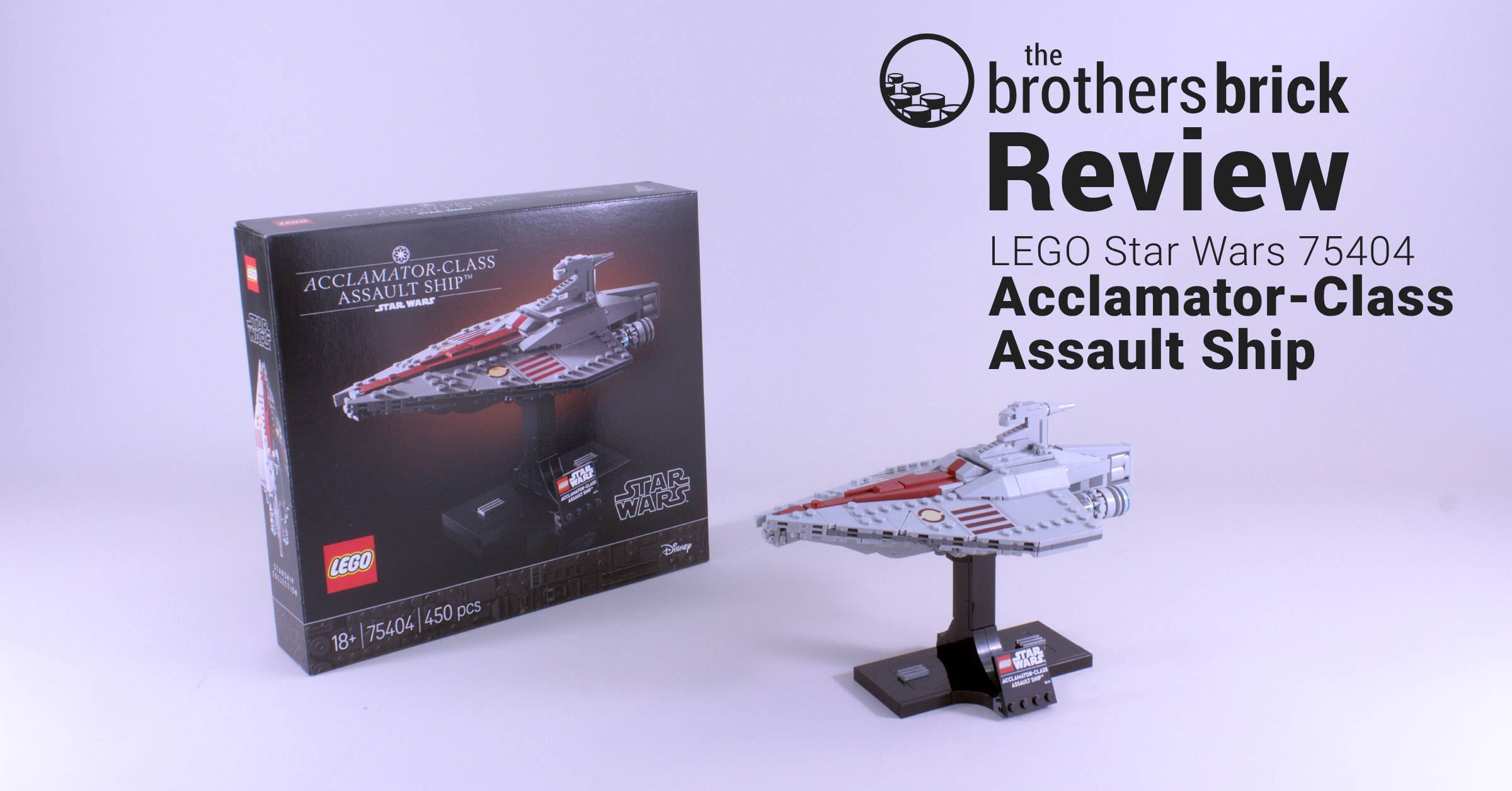 LEGO Star Wars 75404 Acclamator-Class Assault Ship: a classy ship