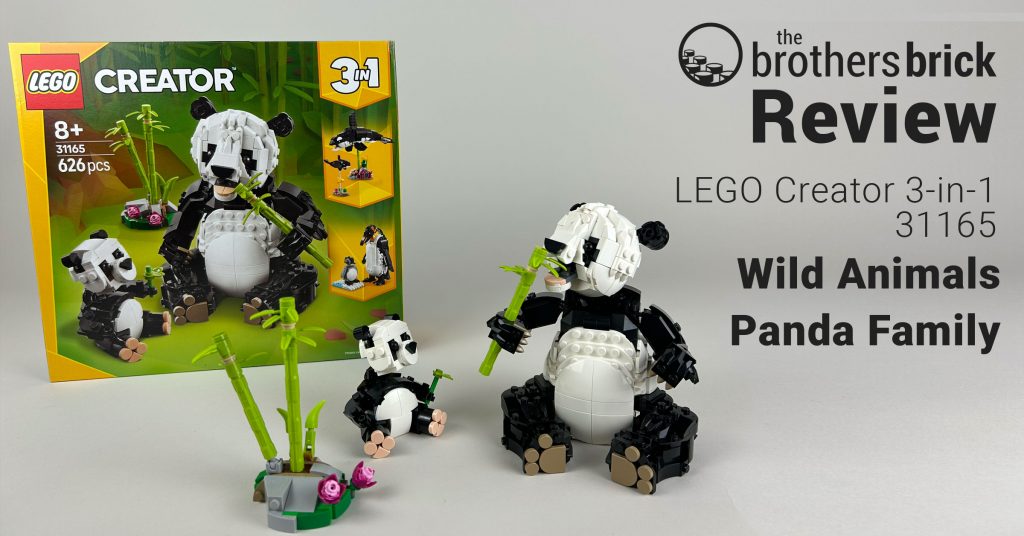 LEGO Creator 3-in-1 31165 Wild Animals Panda Family [Review] - The