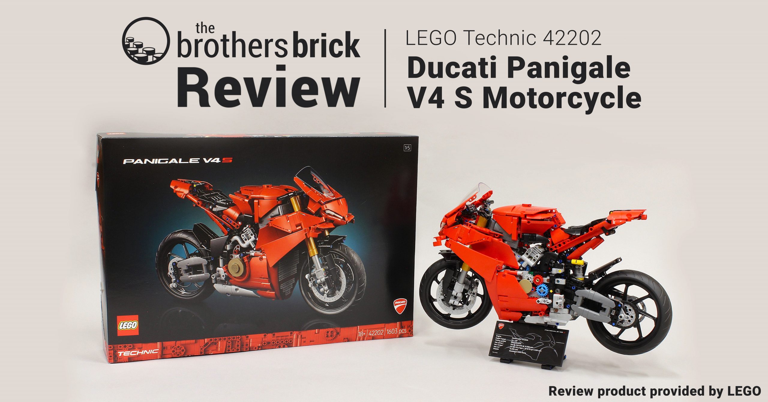KSさま　オーダー分 LEGO Technic 42202 Ducati Panigale V4 S Motorcycle - More of the