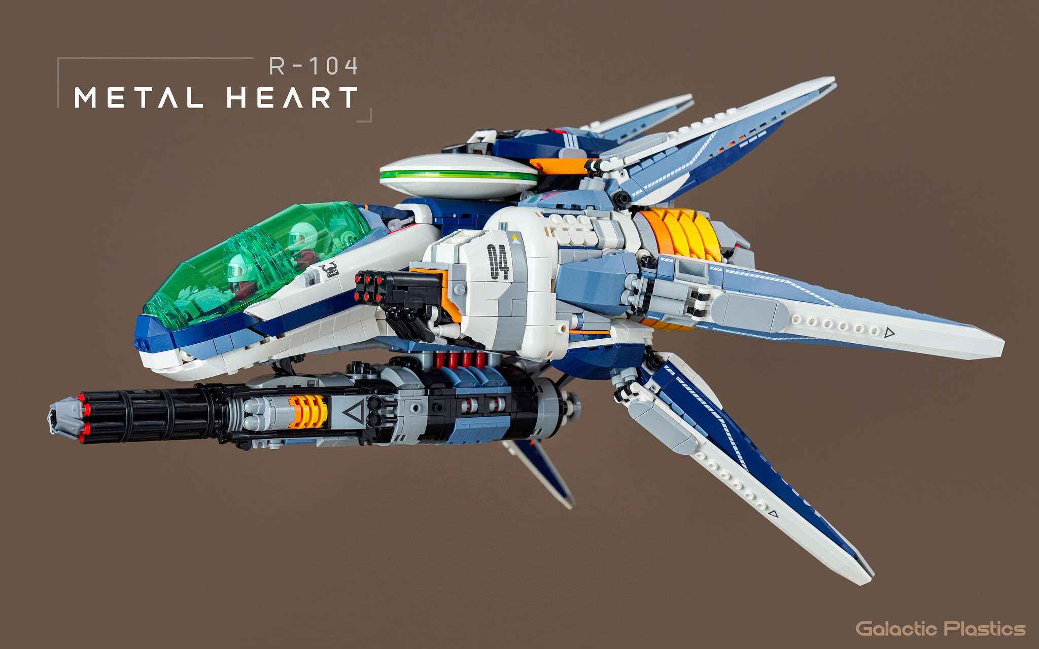 A LEGO R-Type spaceship that warms my Metal Heart - The Brothers