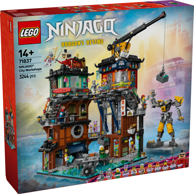 Ninjago City rises again with newest towering modular: 71837