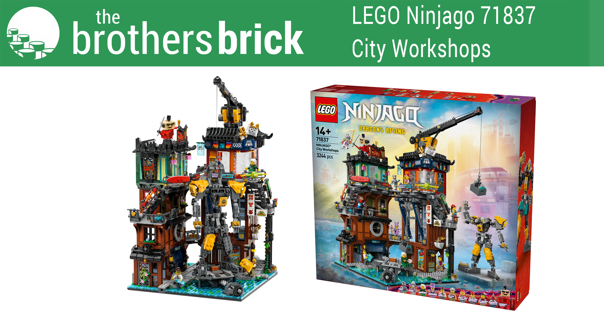 Ninjago City rises again with newest towering modular: 71837