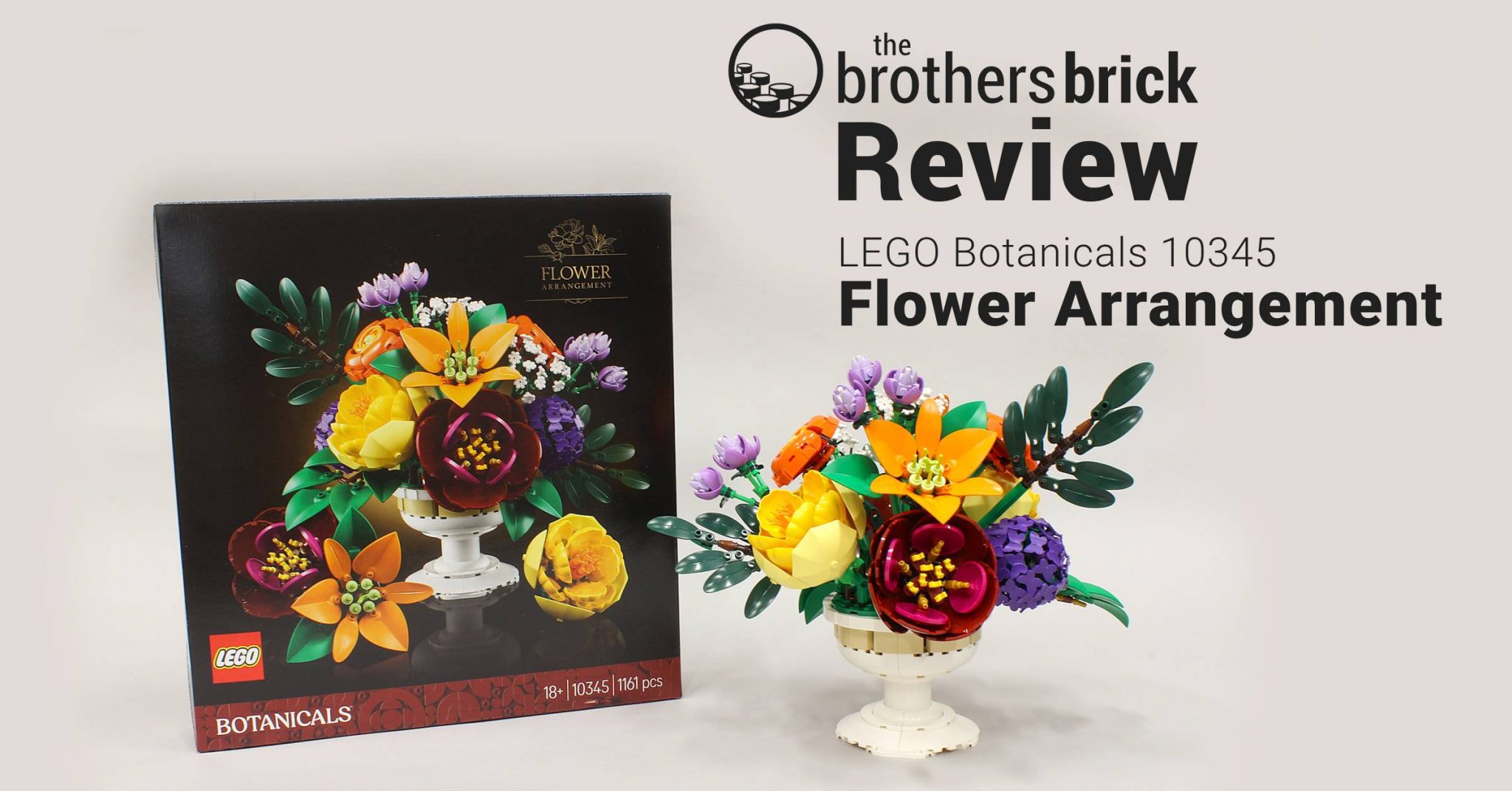 LEGO Botanicals 10345 Flower Arrangement [Review] - The Brothers Brick ...