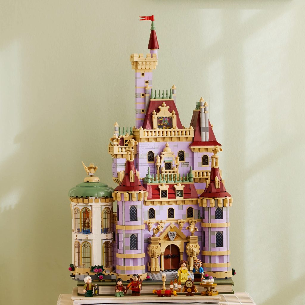 LEGO reveals LEGO Disney 43263 Beauty and the Beast Castle, a