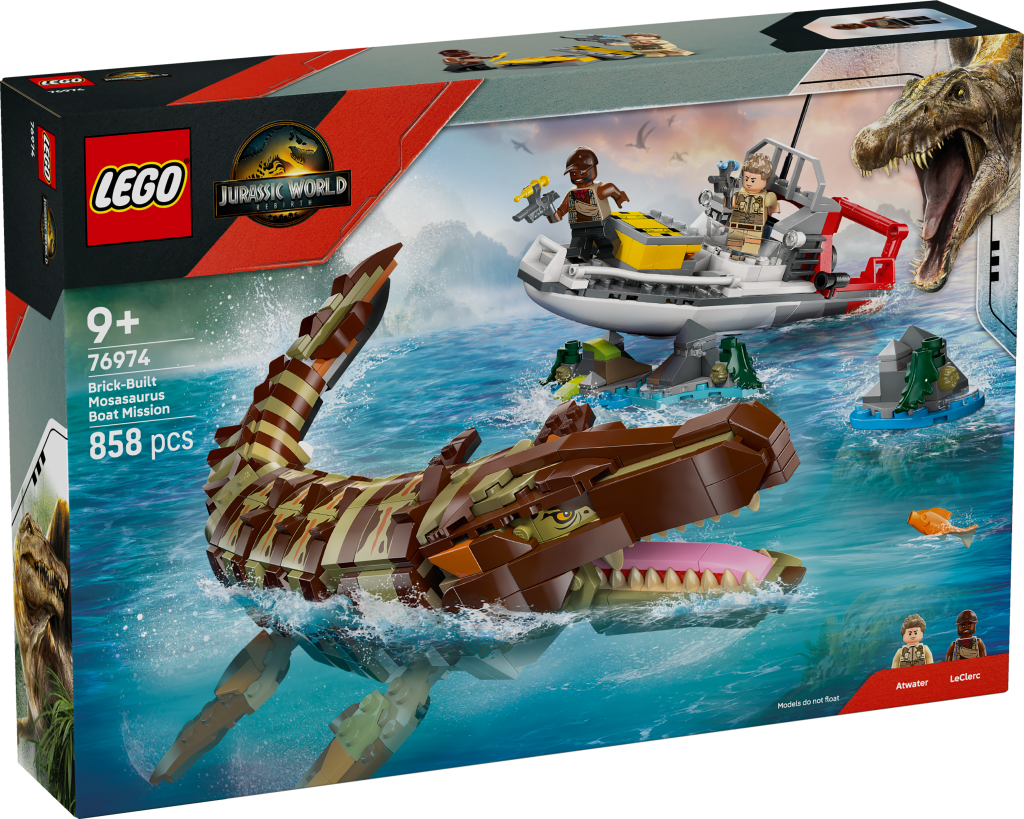 LEGO announces new sets from the Jurassic World Rebirth movie