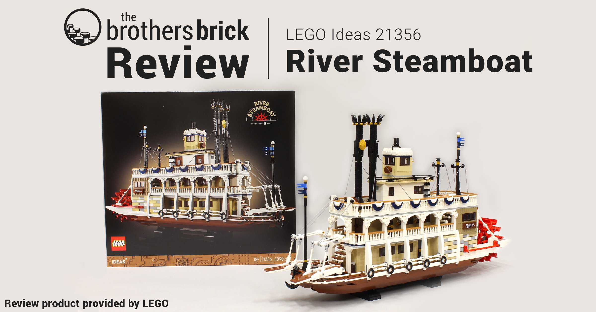 LEGO Ideas 21356 River Steamboat - A brick-built voyage [Review