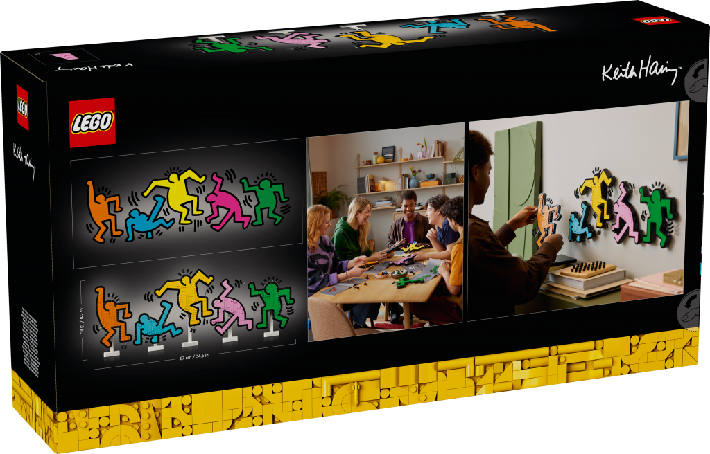piyo1ページ LEGO Art breaks free from the frame with 31216 Keith Haring
