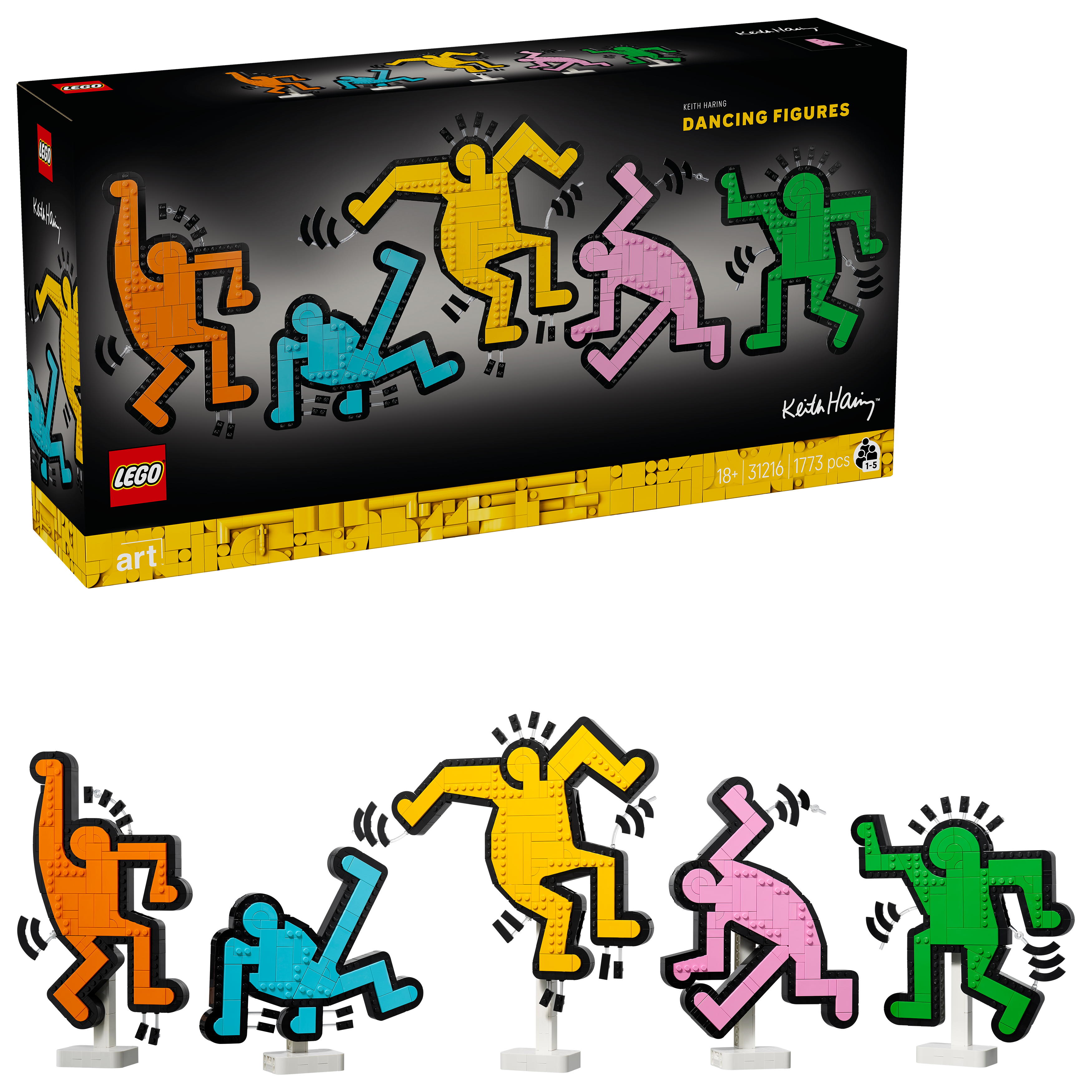 piyo1ページ LEGO Art breaks free from the frame with 31216 Keith Haring