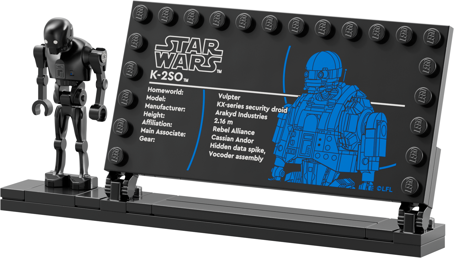 Buildable LEGO K-2SO revealed at Star Wars Celebration Japan [News