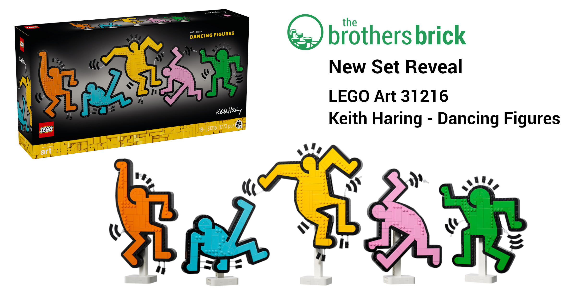 ✏️ページ LEGO Art breaks free from the frame with 31216 Keith Haring