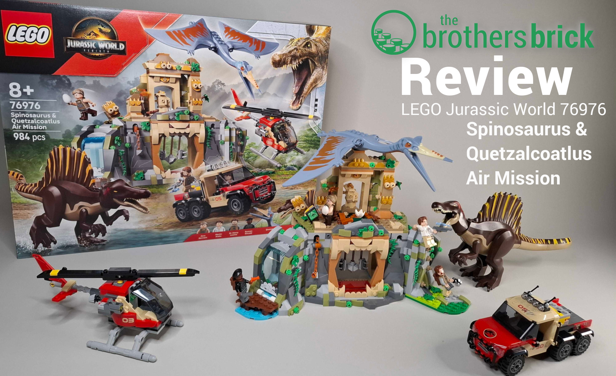 LEGO Jurassic World Rebirth 76976 Spinosaurus & Quetzalcoatlus Air