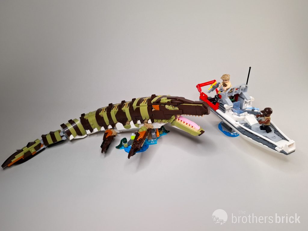 LEGO Jurassic World Rebirth 76974 Brick-Built Mosasaurus Boat