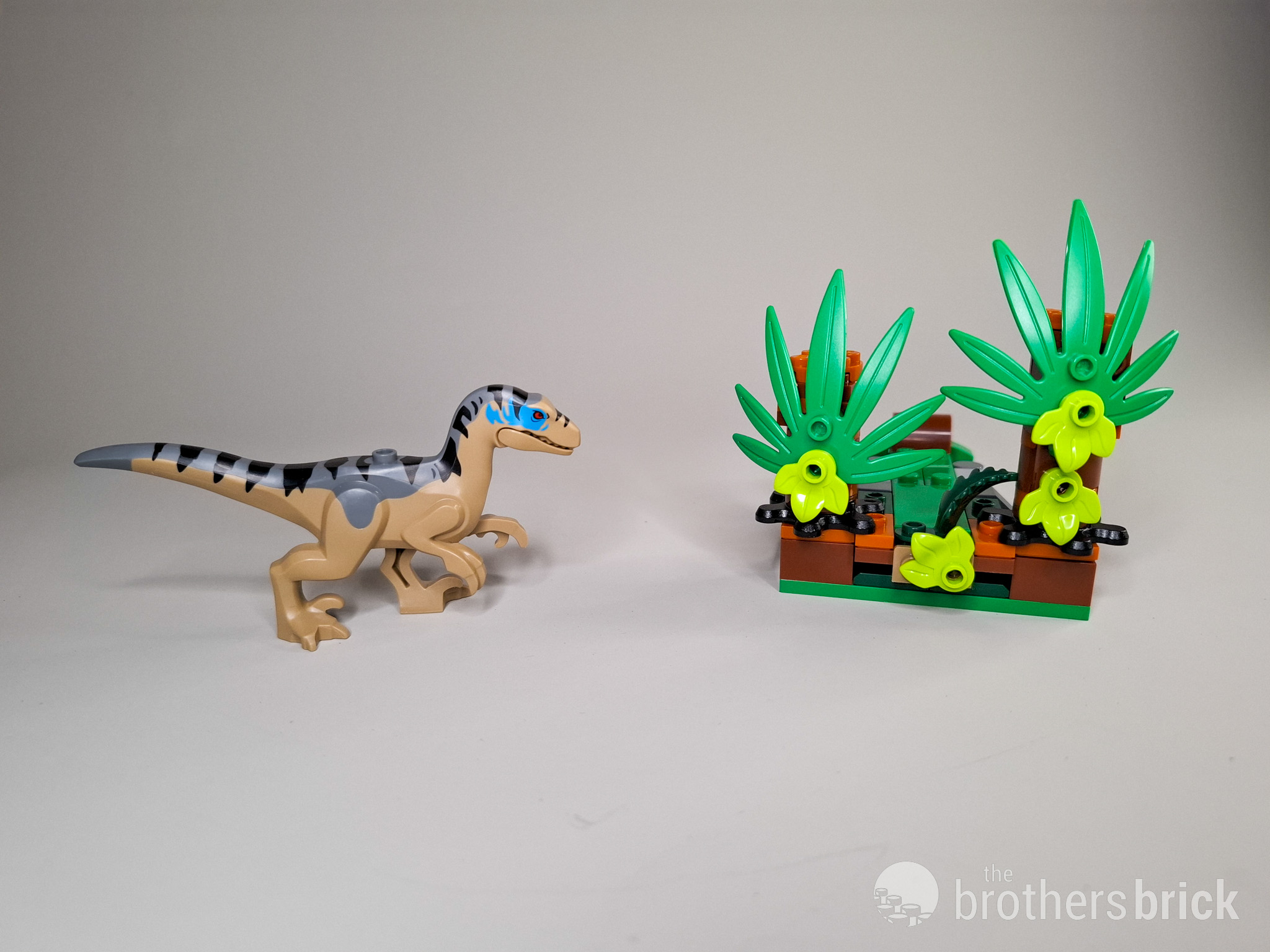 LEGO Jurassic World 76972 Raptor Off-Road Escape and 76975 T. rex