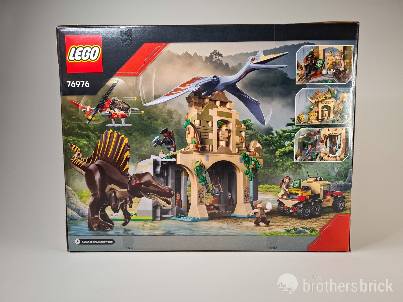 LEGO Jurassic World Rebirth 76976 Spinosaurus & Quetzalcoatlus Air ...