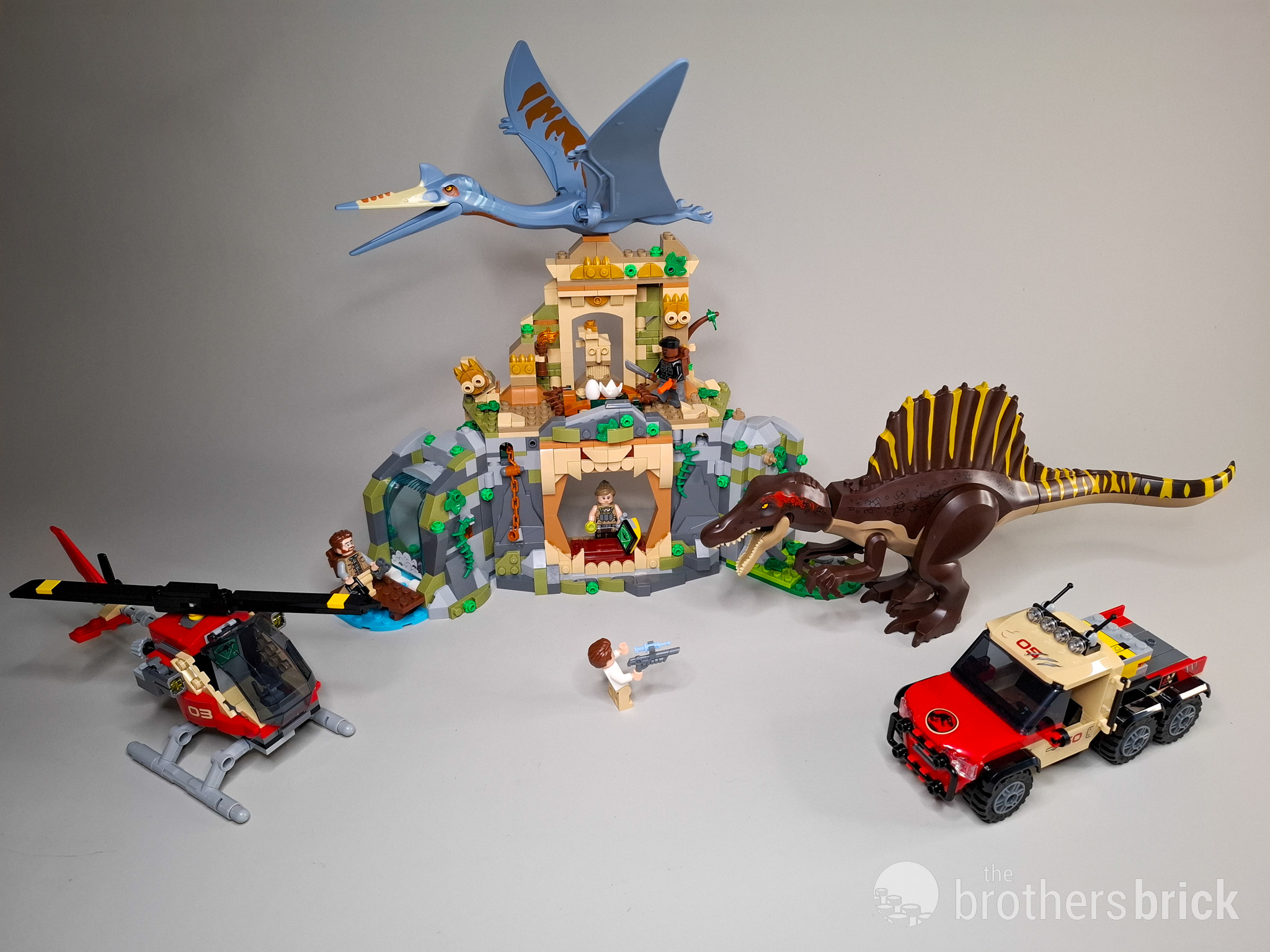 LEGO Jurassic World Rebirth 76976 Spinosaurus & Quetzalcoatlus Air