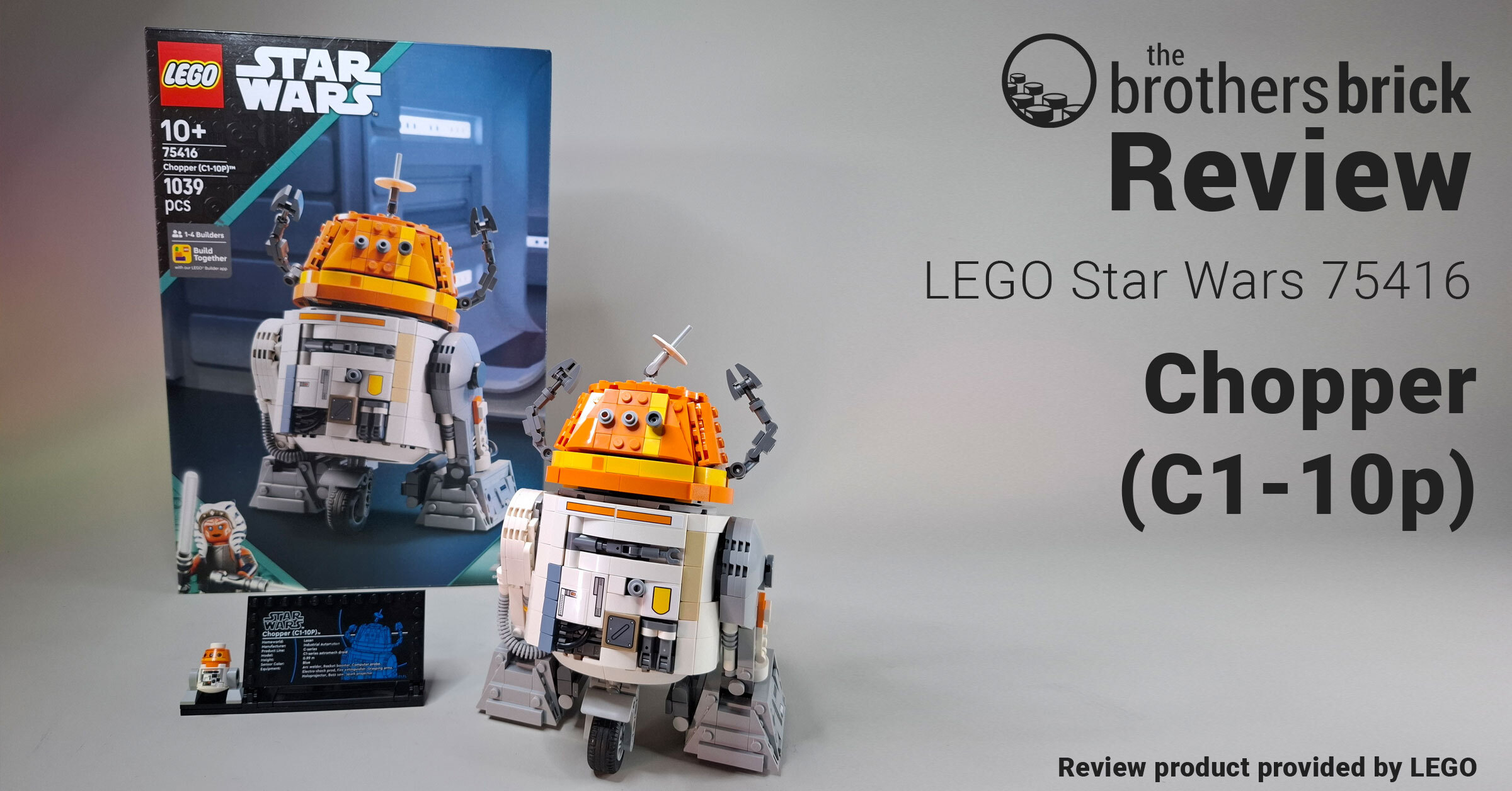 Lego Choper LEGO Star Wars 75416 Chopper - Rebel droid and a live wire [Review ...