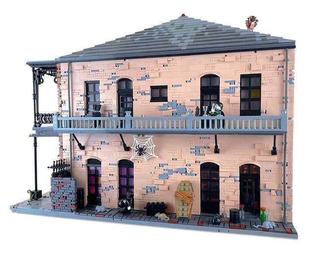 Join our haunted tour of this epic LEGO lair for New Orleans
