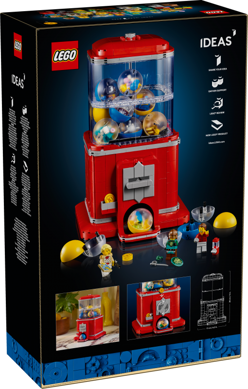 LEGO Ideas Minifigure Vending Machine brings a treasure trove of