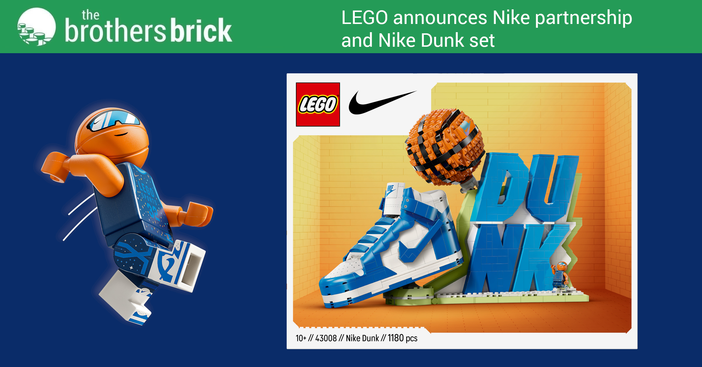 LEGO + Nike = a Slam Dunk? - The Brothers Brick | The Brothers Brick