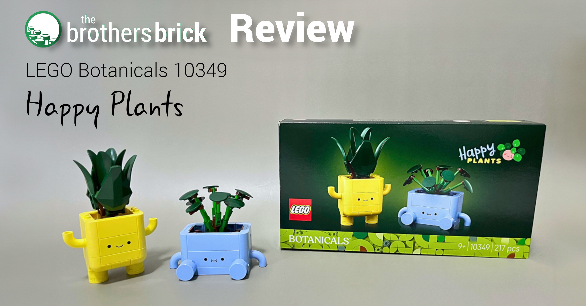 LEGO Botanicals 10349 Happy Plants – Smiles in bloom [Review
