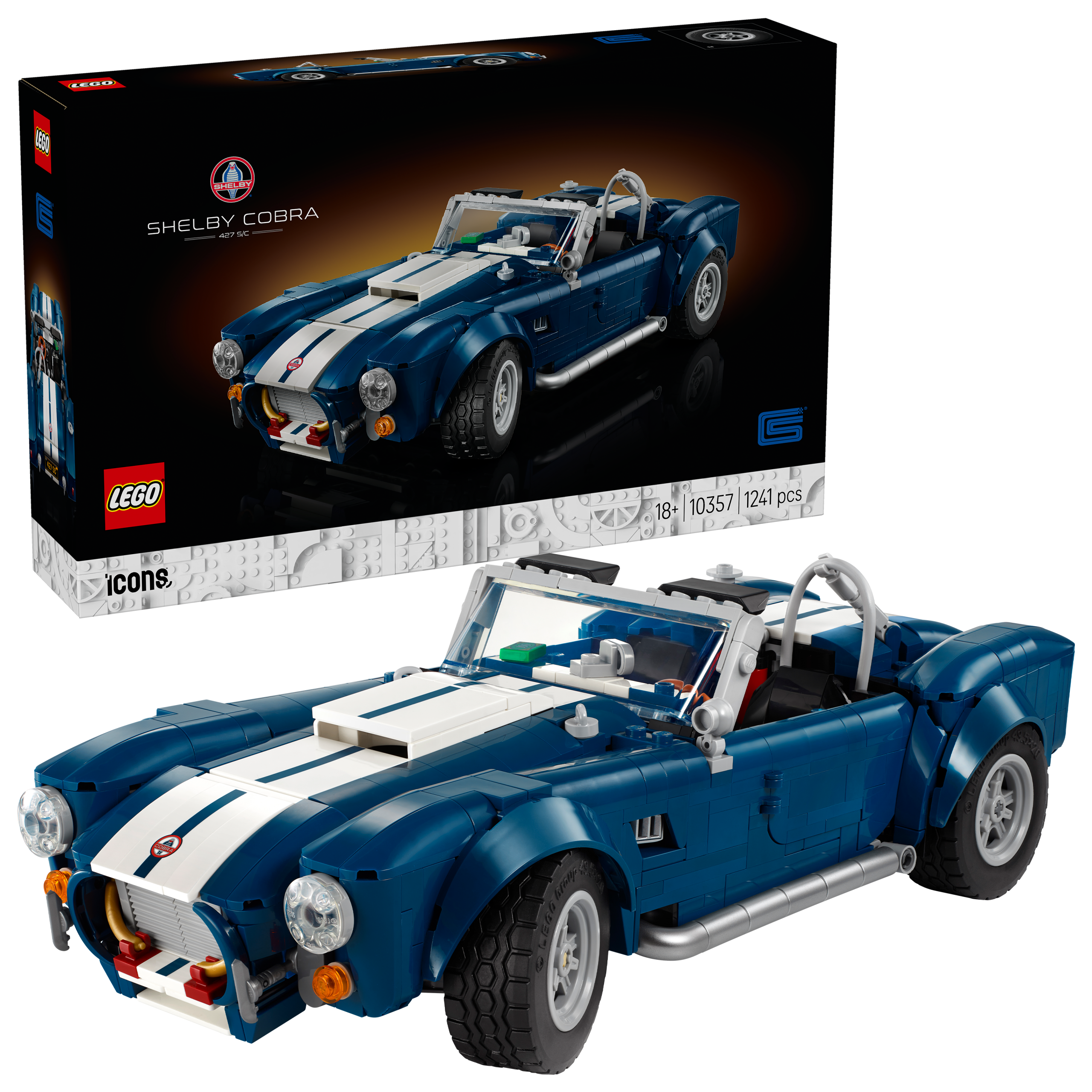 Sixties cool meets serious horsepower with LEGO Icons 10357 Shelby