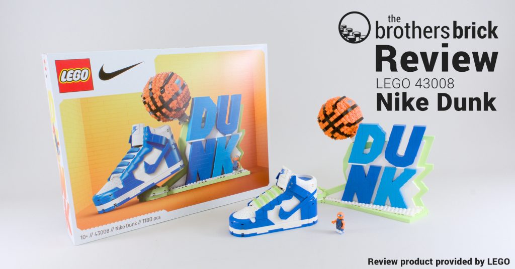 LEGO Nike 43008 Nike Dunk: does the swoosh swish? [Review] - The