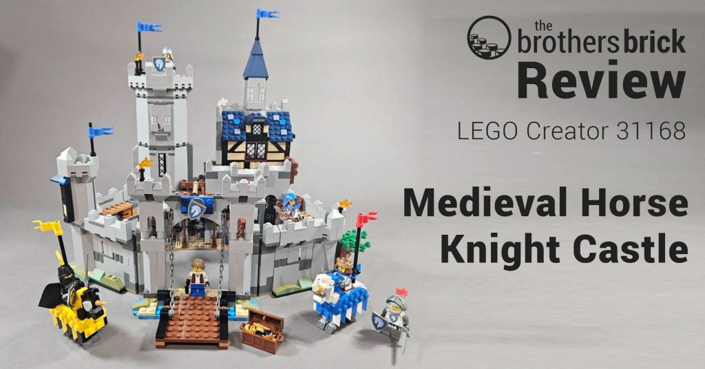 LEGO Creator 3-in-1 31168 Medieval Horse Knight Castle: A kingdom