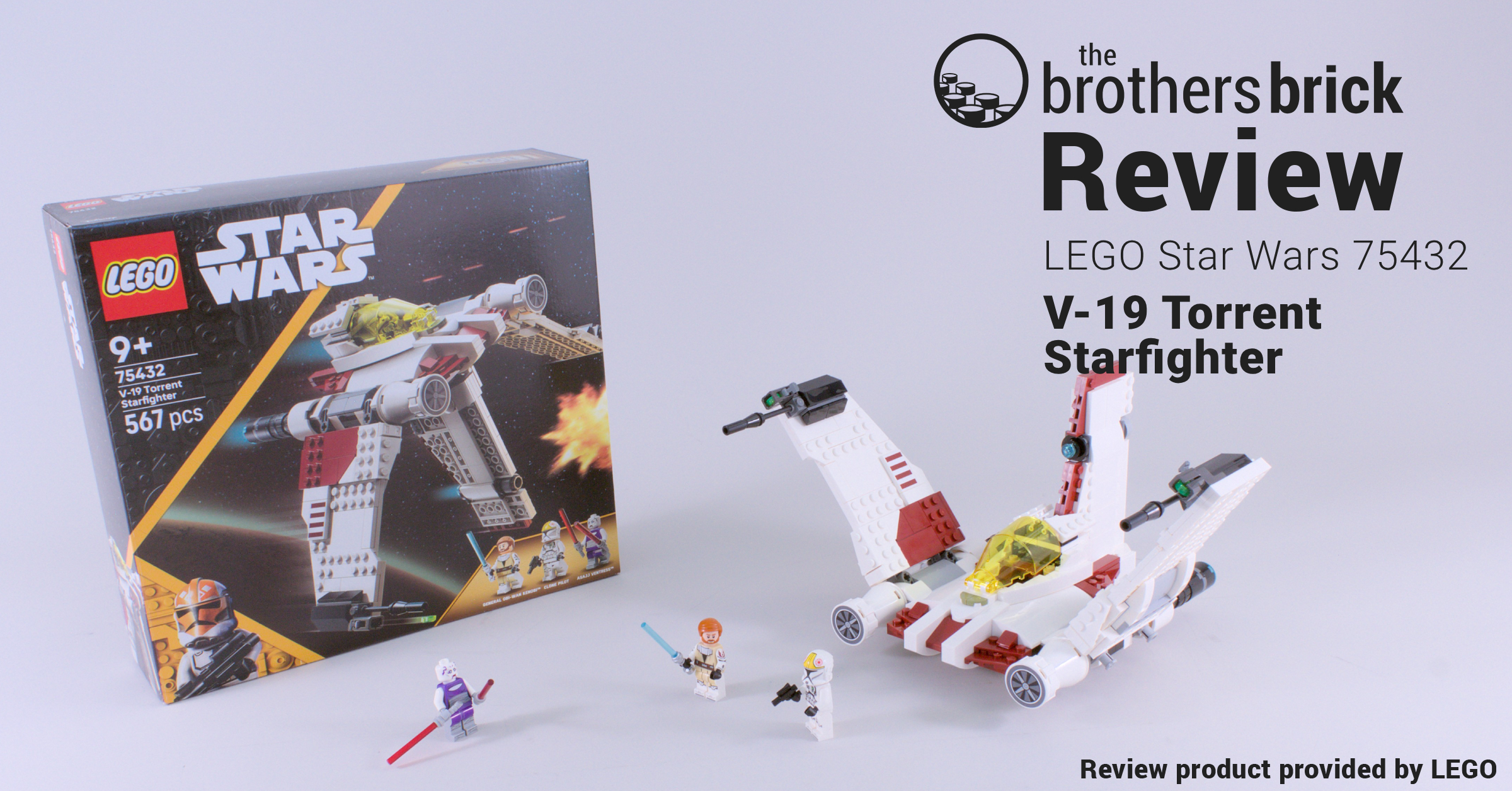 LEGO Star Wars 75432 V-19 Torrent Starfighter: Republic repeat