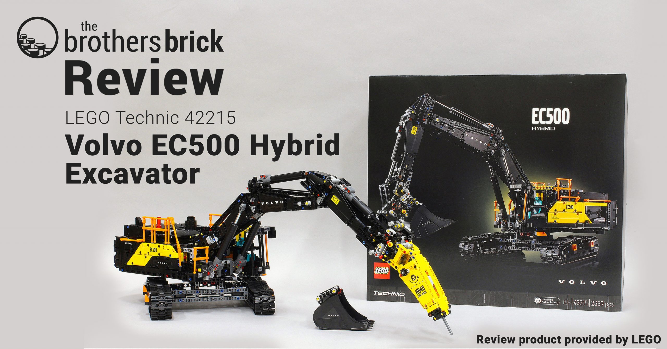 LEGO Technic 42215 Volvo EC500 Hybrid Excavator - Worth its weight