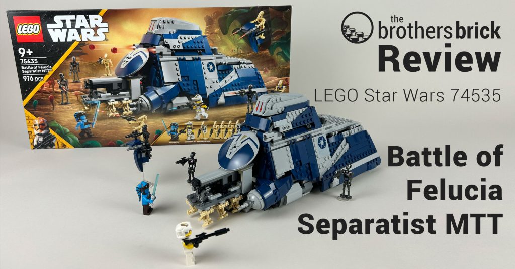 LEGO Star Wars 74535 Battle of Felucia Separatist MTT [REVIEW