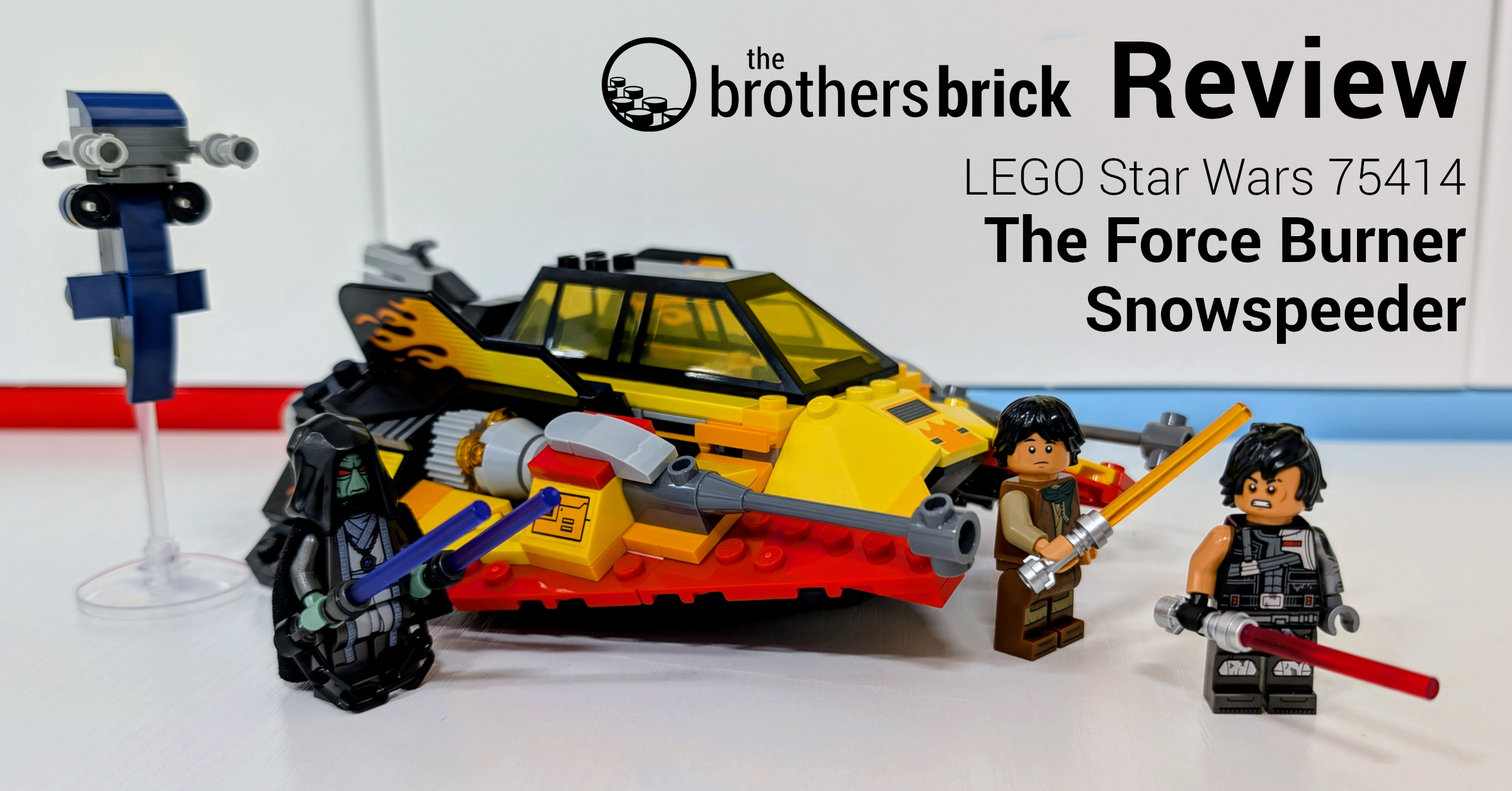 LEGO Star Wars 75414 The Force Burner Snowspeeder - Bringing chaos