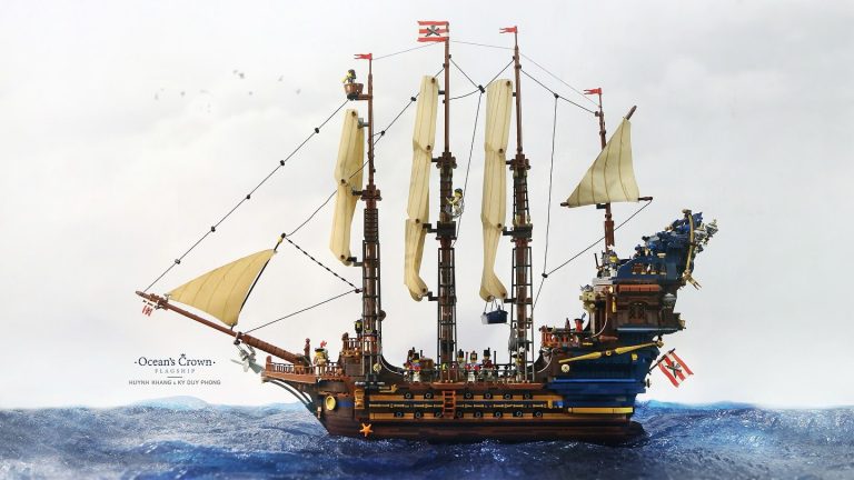 Set Sail Again LEGO Pirates Imperial Armada sets sail again with a new MOC flagship ...