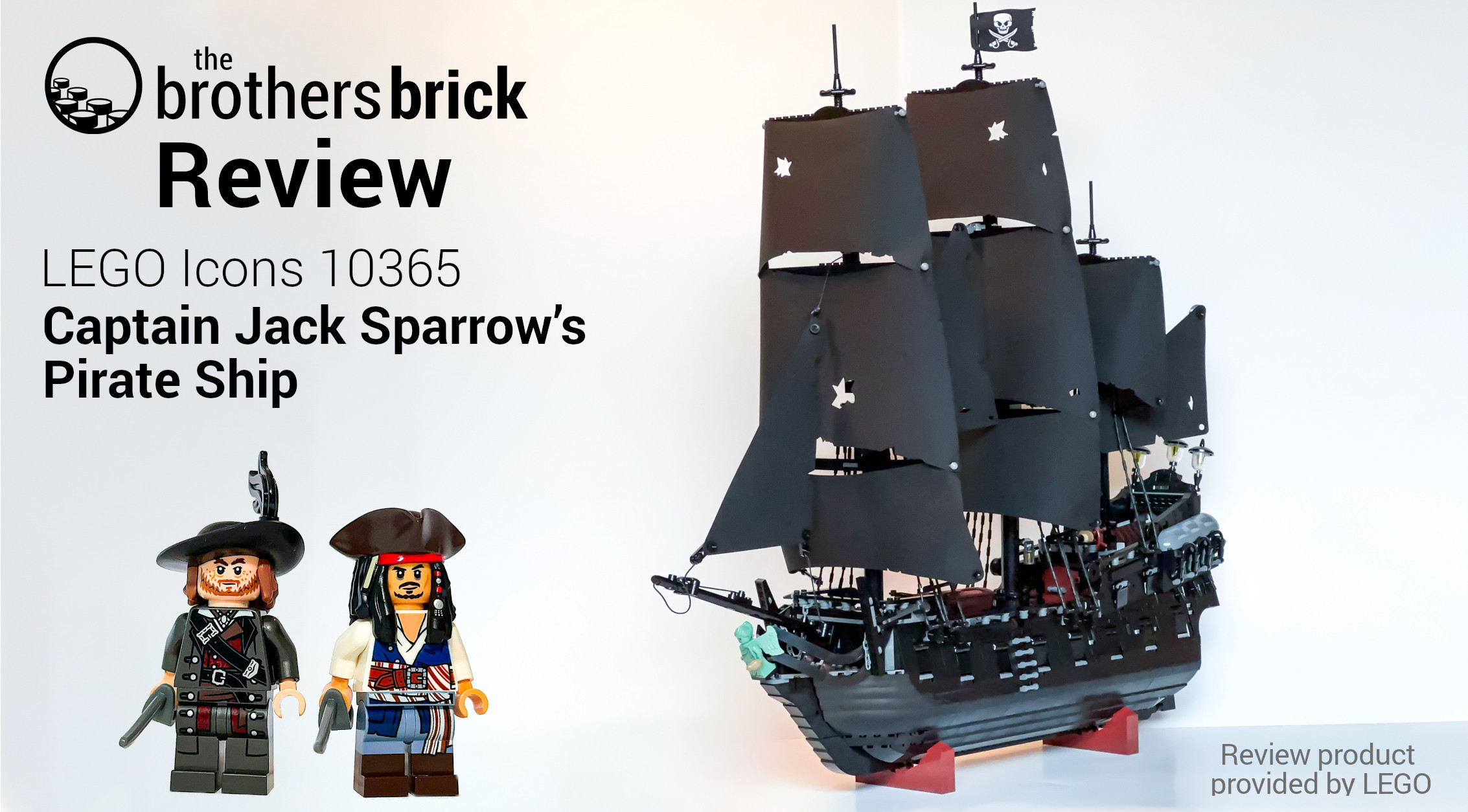 LEGO Icons 10365 Captain Jack Sparrow's Pirate Ship - A shiny