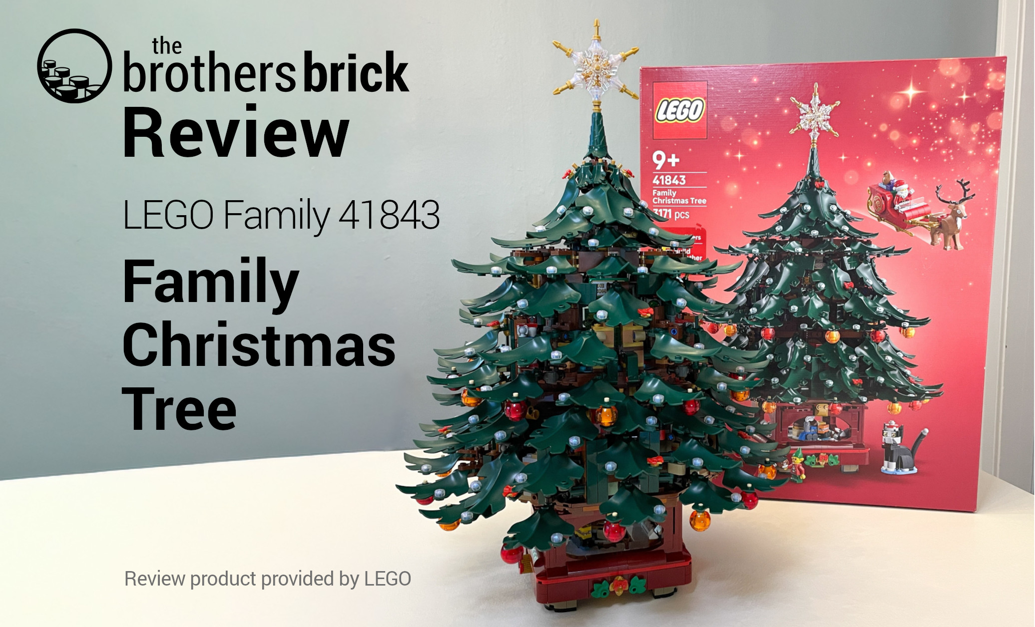 LEGO 41843 Family Christmas Tree – A holiday tradition in the
