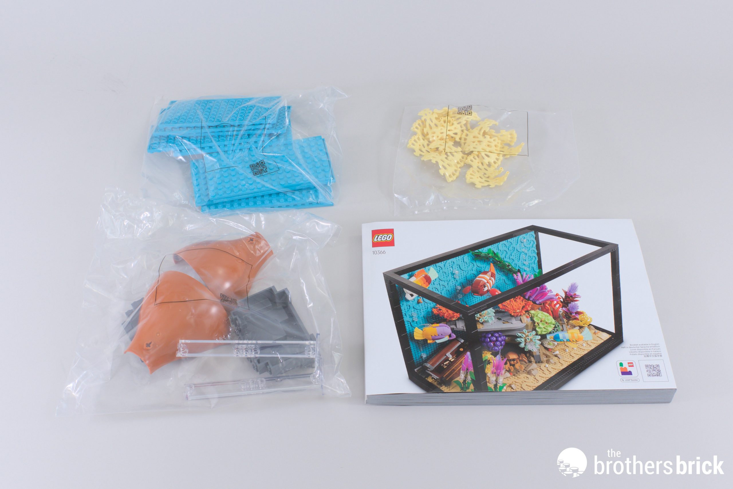 LEGO Icons 10366 Tropical Aquarium: deep-dive into the world of re