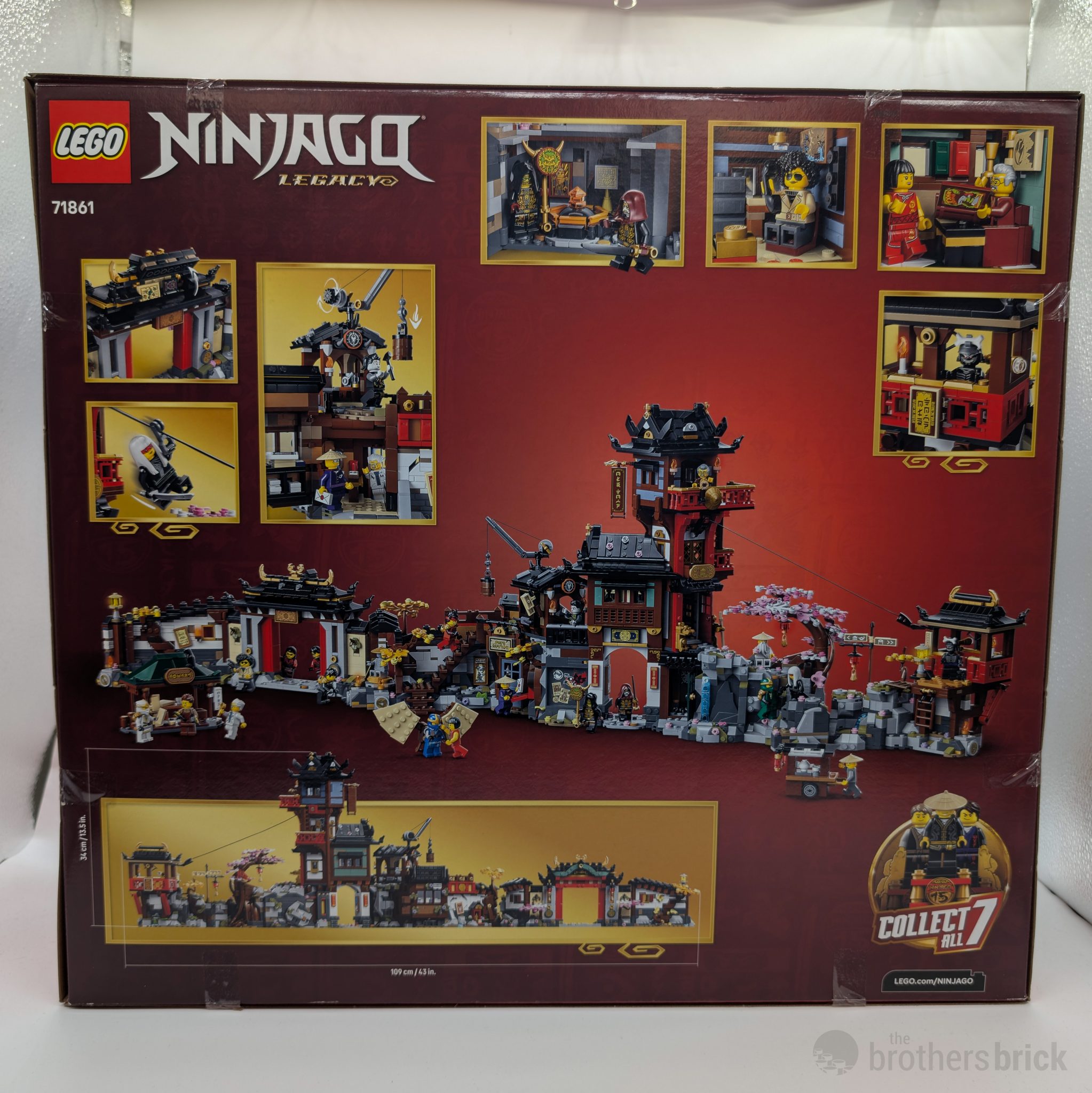LEGO Ninjago 71861 The Old Town 15th Anniversary: black frogs, stickers ...