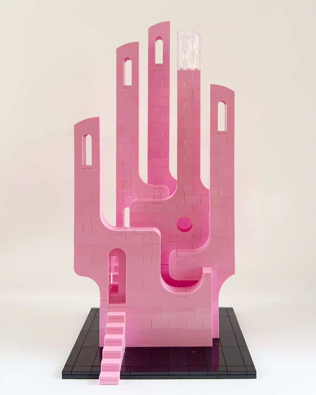A story of recovery, told through a touching LEGO sculpture
