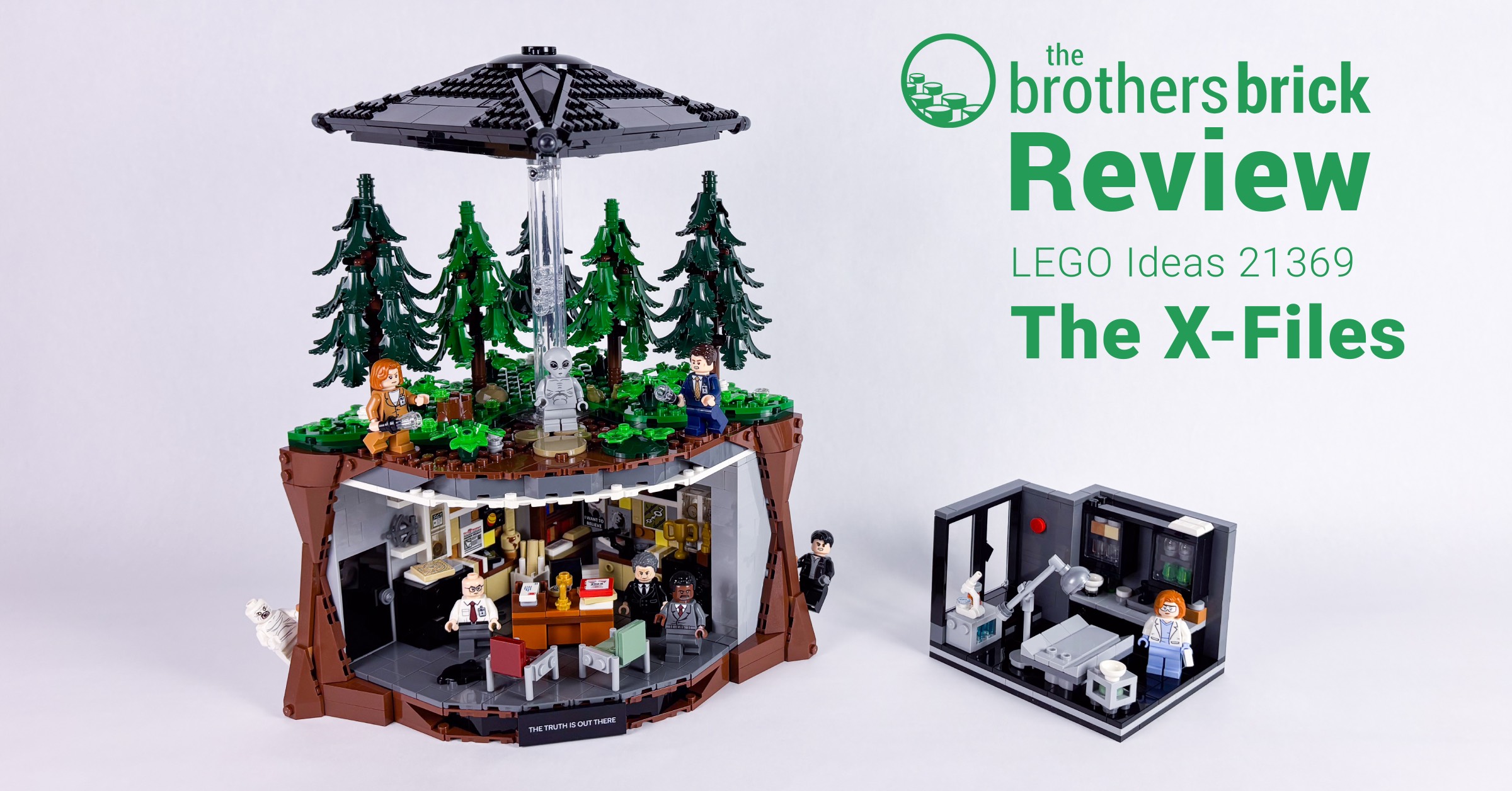 LEGO Ideas 21369 The X-Files and 40892 Scully’s Lab: The Truth is Out There [Review]