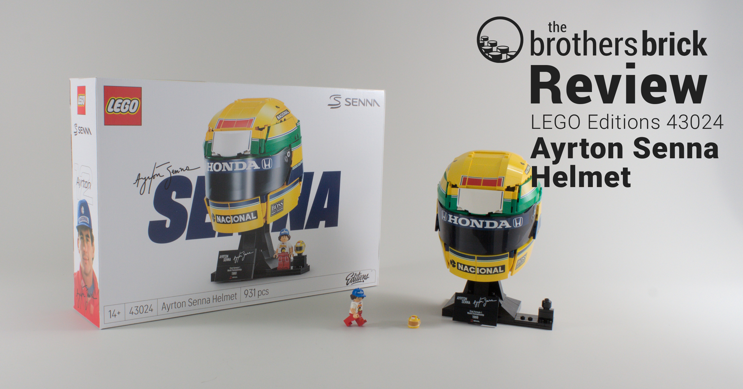 LEGO Editions 43024 Ayrton Senna Helmet [Review]