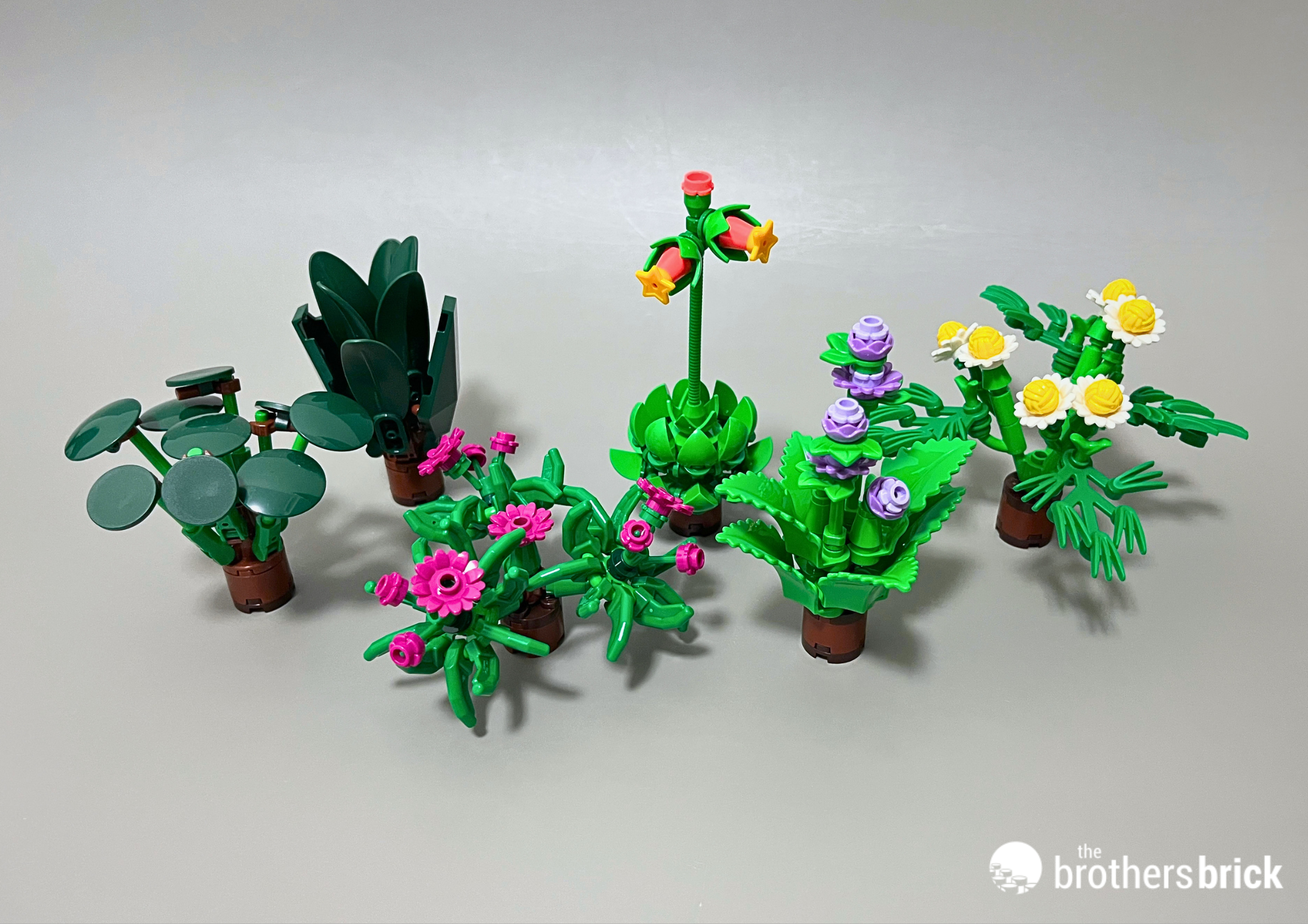 ヒヨコブランド 3個セット LEGO Botanicals 10371 Cozy Plants: the cutest plants that never