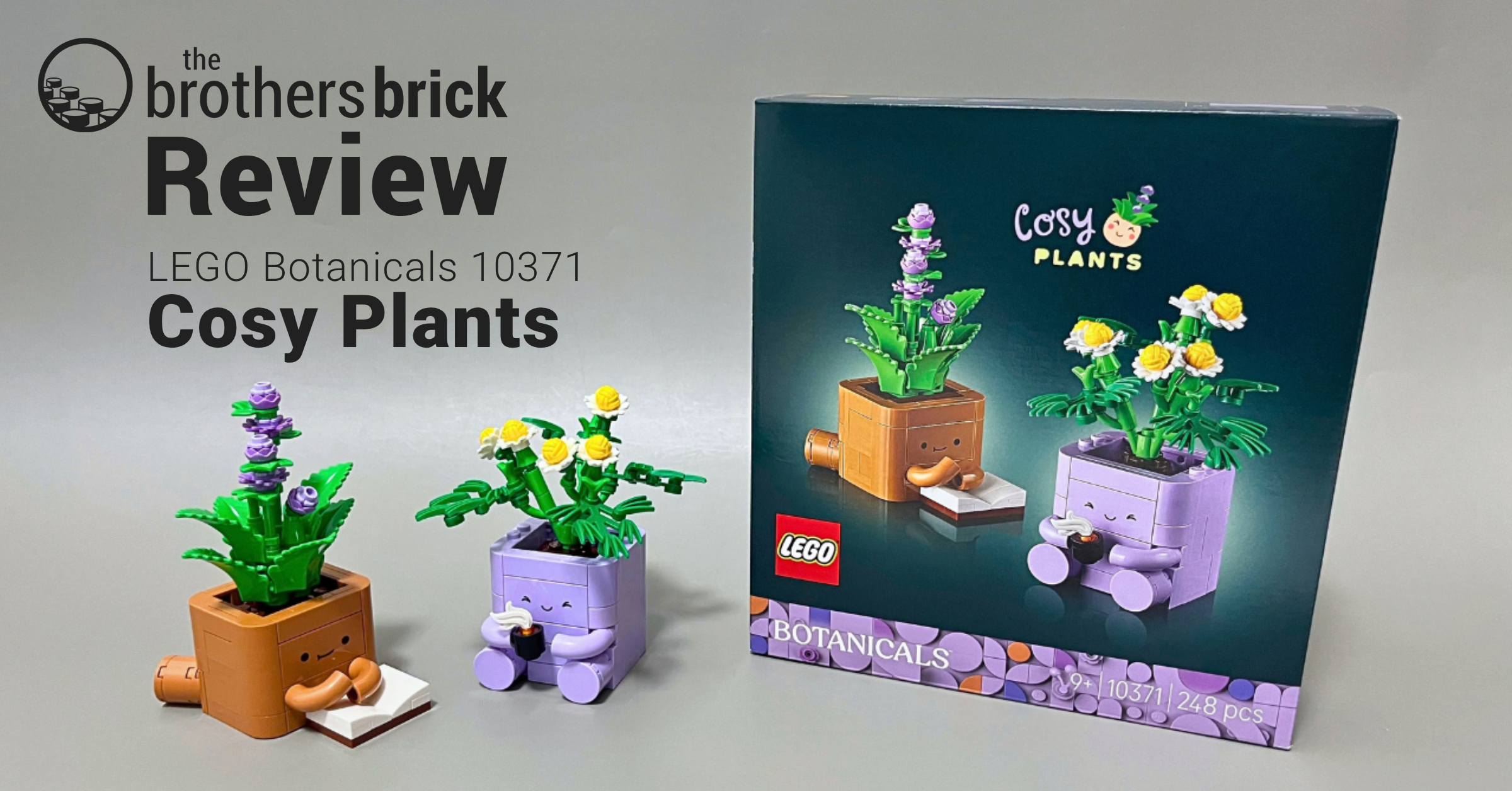 LEGO Botanicals 10371 Cozy Plants: the cutest plants that never